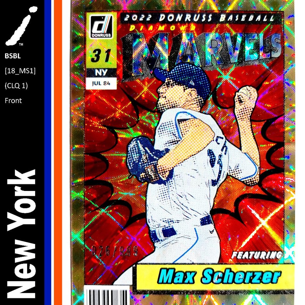 New York Mets (Max Scherzer) - BSBL [18_MS1]
